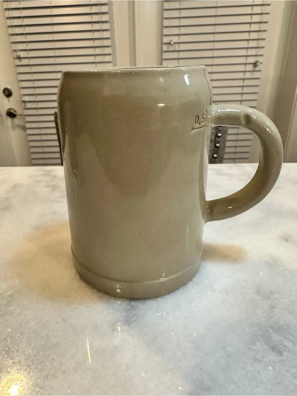 Vintage Beck's Glazed Stoneware Beer Stein, 20oz